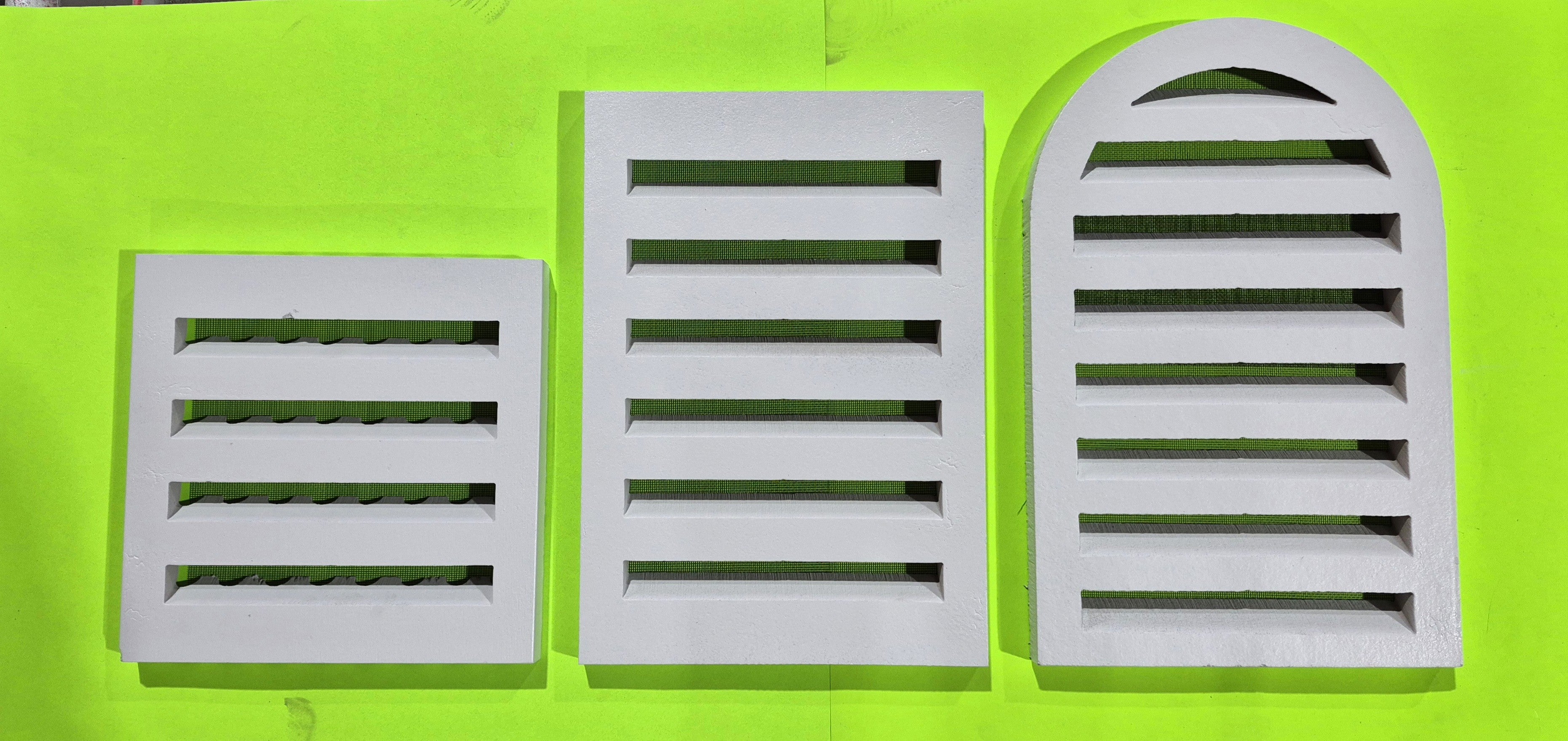 Smooth Gable Vents (Primed not Available) A/W is standard