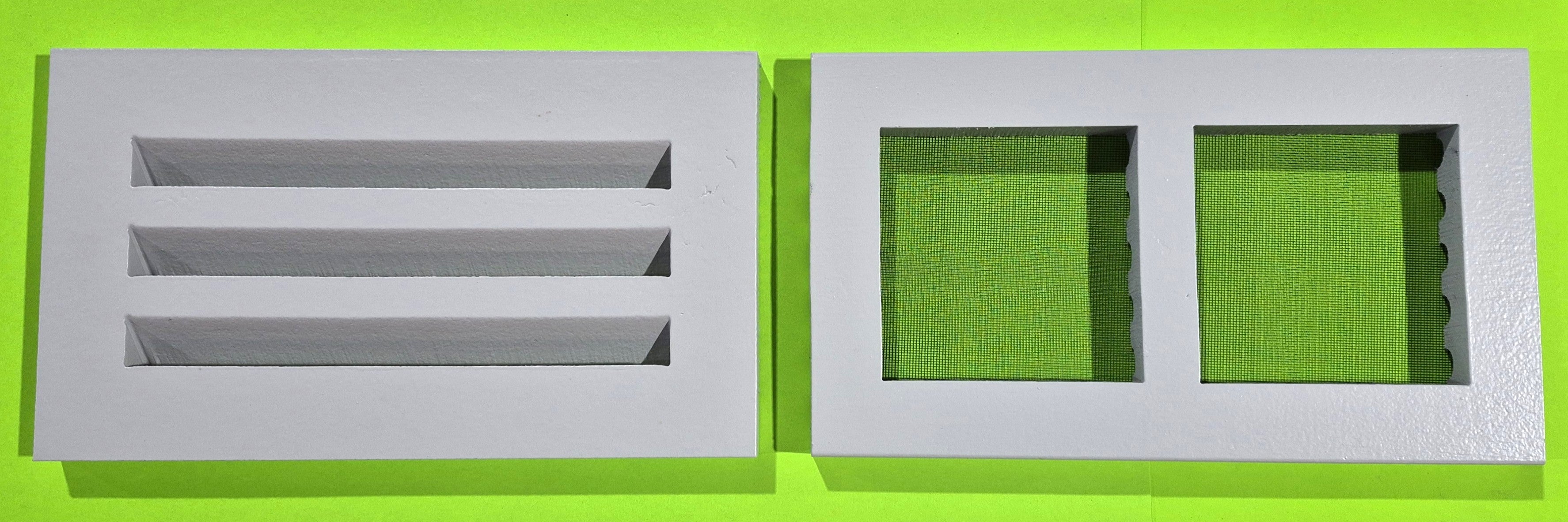 Smooth House and Foundation Vents (Primed not Available) A/W is standard