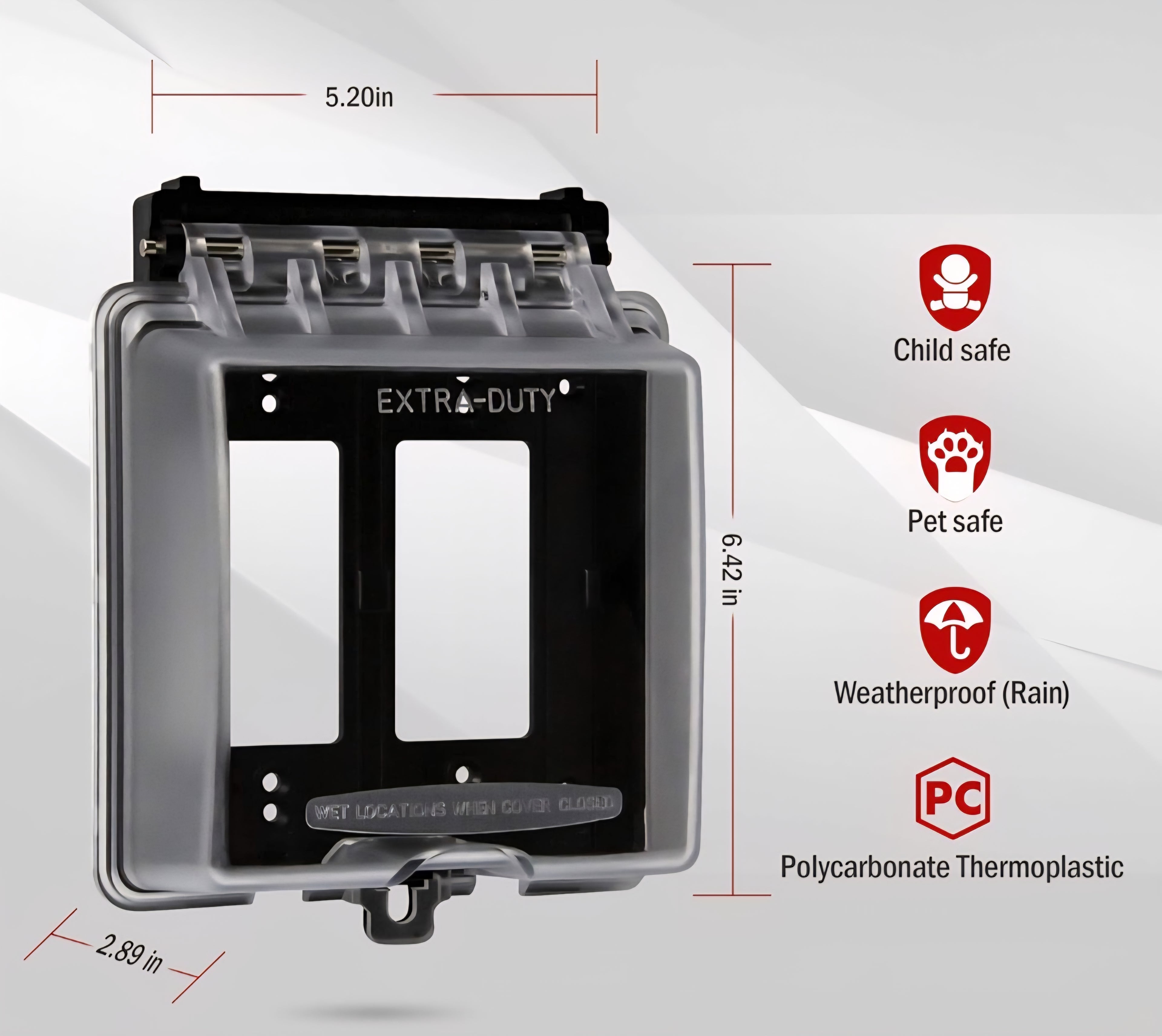 Waterproof Electrical Outlet Covers (Custom colors N/A)