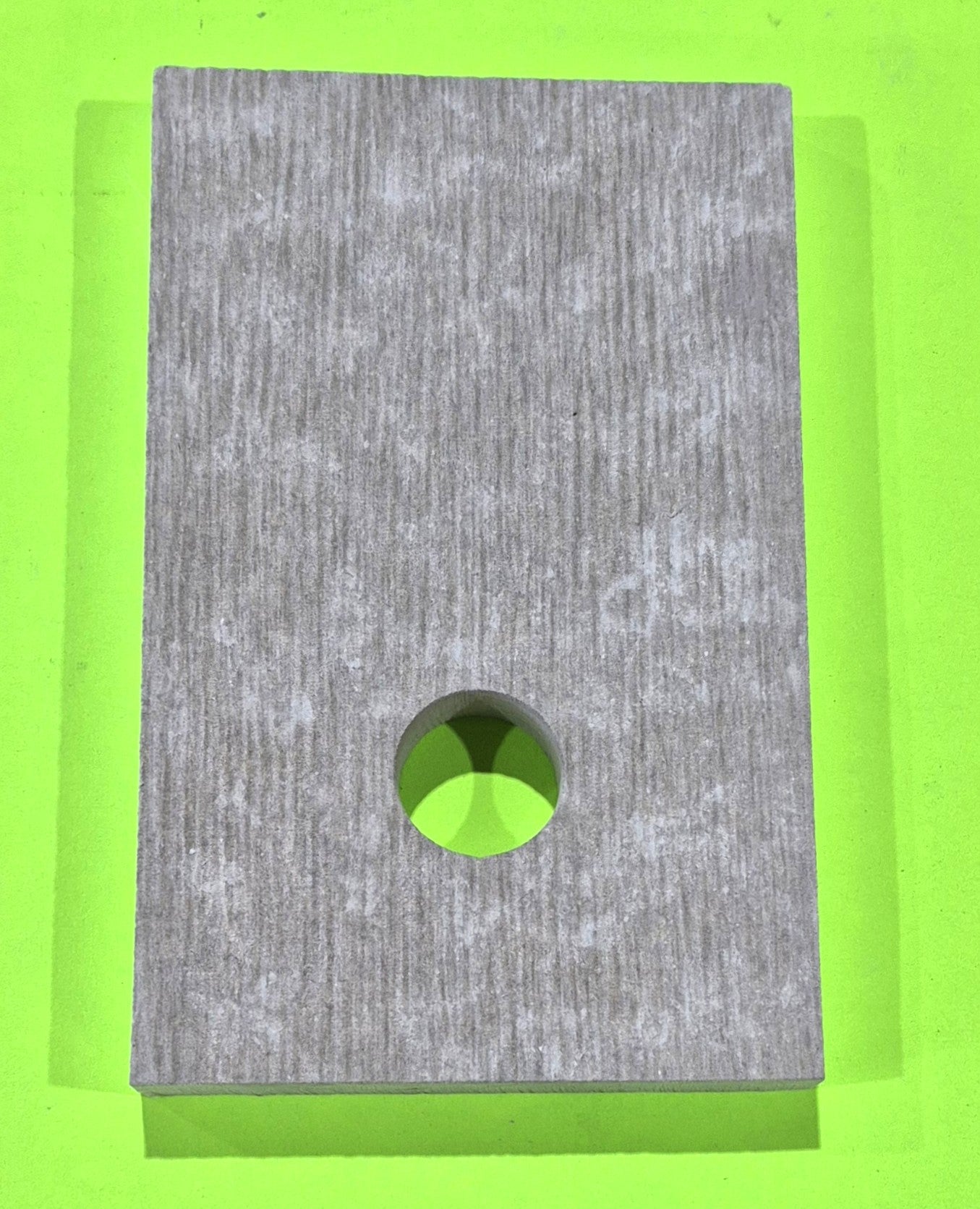 Rustic A/C Disconnect Block 1"x7.25"x11.50" w/ 1.75" hole